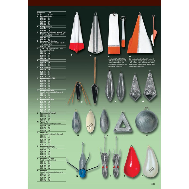 HERINGS Lead Fishing Weight 40 g Ball