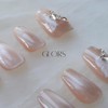 [GLORS] Purly Handmade Medium Ballerina Press on Nails | SCSbutterfly