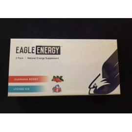 Eagle Energy 2 Pack natural energy supplement inhaler Berry Lychee Ice Caffeine