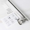 YUET Towel Rail 30CM Chrome Hand Towel Holder Bar Bathroom