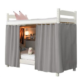 Qubanda Dorm Home Solid Thicken Bunk Blackout Bed Curtains Cloth Bed Canopy Men Women Single Sleeper