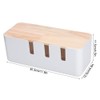 Cable management box, 11.9 x 4.9 x 4.5 inch cable