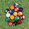 25MM Billiard Balls Set, 16PCS Resin Small PoolBalls with Numbered