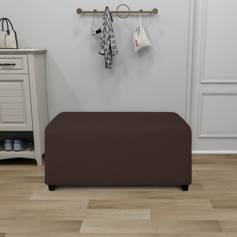 PureFit Super Stretch Soft Form Fit Ottoman Cover Rectangle -