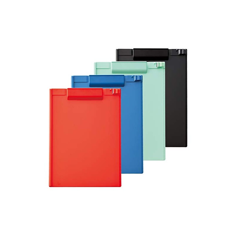 Lihit Lab Binder Antibacterial Clipboard A4 E Type ALCLEA Red