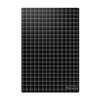 Kyoei Plastic Underlayment Writing Mat A5 Black Square WMS-A5-BL