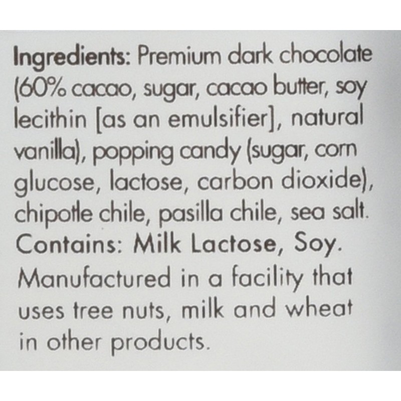 Chuao Chocolatier Firecracker Dark Chocolate Bar, 2.82 Ounce