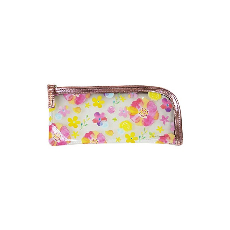 Close-pin Pencil Case, Clear, Slim, Naminami, Fluffy Flower CP14390