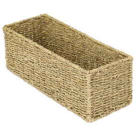 HMF Bathroom Storage Basket Woven Seagrass | 38 x 15 x 14 cm