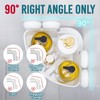 TAILI Shower Shelf Suction Cup Shower Shelf No Drilling Corner