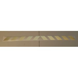 NIKKALITE Reflective Rear Bumper Chevron Stripe High Visibility Vinyl Decal
