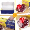 KAMMAK Plastic Wrap with Slide Cutter - 12 Inch Food