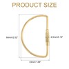 QUARKZMAN 3 Pieces Brass Screw Lock Key Ring Car Key