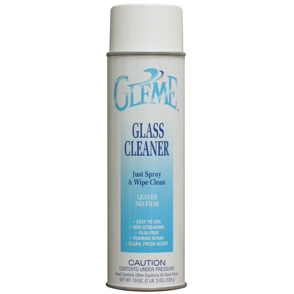 Claire C-050 19 Oz. Gleme Glass Cleaner Aerosol Can (Case of 12)