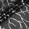 FINECITY Curtains, 2 Pair Black Silver Sheer, 52 x 84