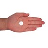 SKIR'CO (Pack of 20) White Plastic Cover Caps 18mm Plastic