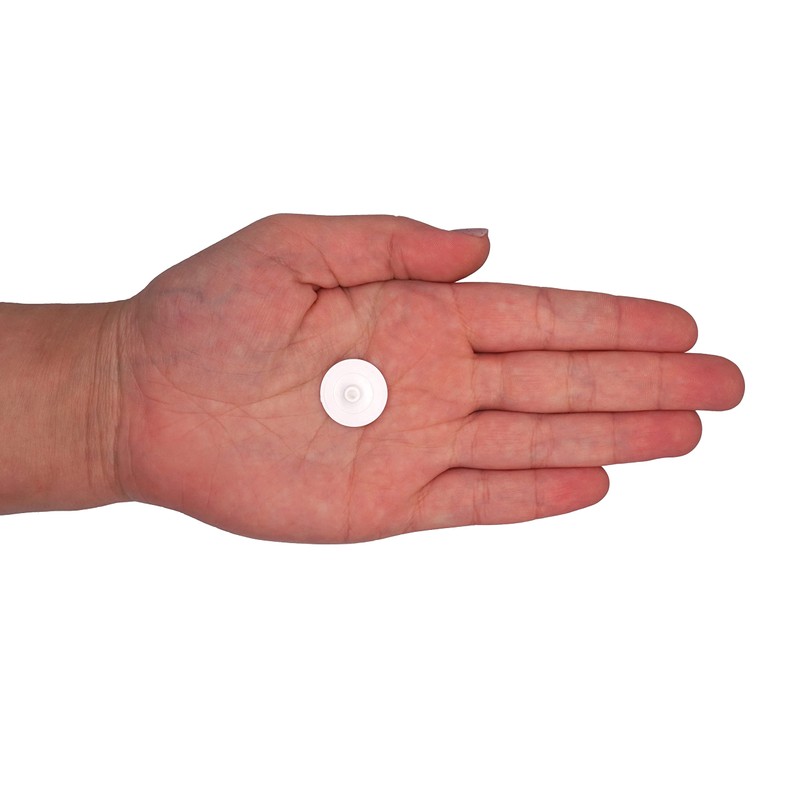 SKIR'CO (Pack of 20) White Plastic Cover Caps 18mm Plastic