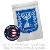 Breeze Decor Emblem of Israel Garden Flag Set with Stand