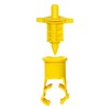 Blazing BS-9000 Swing Pipe Barb Saddle Tee, 1", Yellow