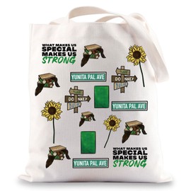 BWWKTOP Monster Musical Tote Bag Monster And Donkey Fans Gifts Monster Movie Inspired Shoulder Bag Shopping Bag For Broadway Fans, Make Us Special,