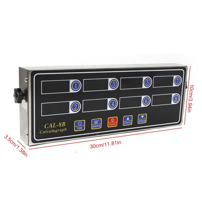 8 Channels Digital Kitchen Timer Cooking Timer Reminder Fryer Timer