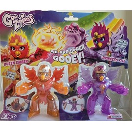BANDAI - GooZonians - Pack of 2 Dolls Figures, Super Stretchy Action Figures, Discover Hidden Charms, Collectible Action Figures, for Girls Over 4 Years CO07407