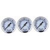 iplusmile 3pcs Psi Dual Scale Air Pressure Gauge Pressure Dial