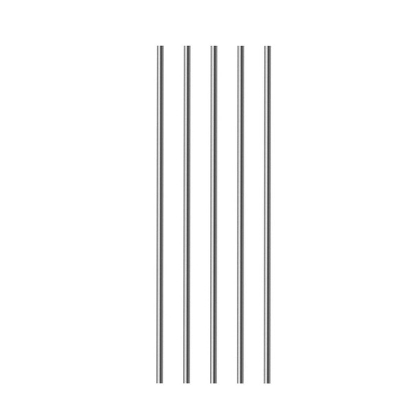 Boxonly 304 Stainless Steel Round Rods 8mmx80mm Solid Shaft Rod