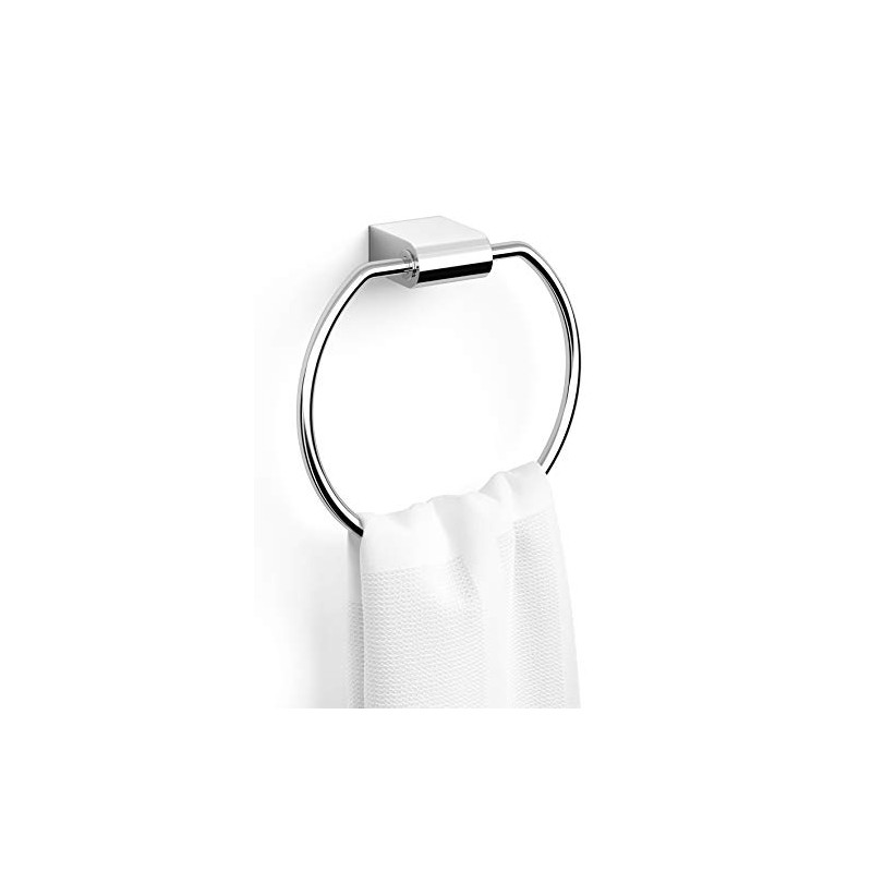 Zack Towel Ring, Stainless steel Silver