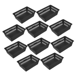 Gatuida 10Pcs Plastic Coin Storage Baskets for Game Machines Small Organizer Bins for Classroom and Office Use Lightweight and Practical Coin Storage