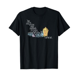 Dr. Seuss Oh the Places You'll Go - The Waiting Place Black T-Shirt
