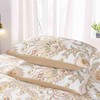 Nanko Paisley Duvet Cover Set King Size, Tan Taupe Classy