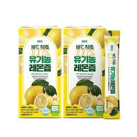 Day& NFC Juice 100 Organic Lemon Juice 14 packs 2 boxes / 데이앤 NFC착즙 100 유기농레몬즙 14포 2박스