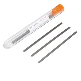 Titanium Alloy Acoustic Guitar Saddle/Bridge Shim Set – 72mm, 74mm, 76mm, 80mm – 3 Thicknesses (0.2mm, 0.4mm, 0.8mm) (80mm)