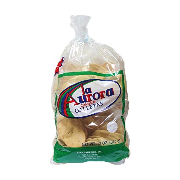 La Aurora Cuban Crackers 12 oz bag.