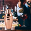 Cocktail Shaker 304 Stainless Steel Bar Shaker for Home Bartending