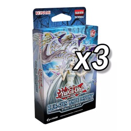 3x Blue-Eyes White Destiny Yugioh Structure Deck