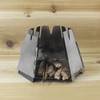 Mini Folding Stainlesss Steel Hexagon Wood Stove Portable Outdoor Camping