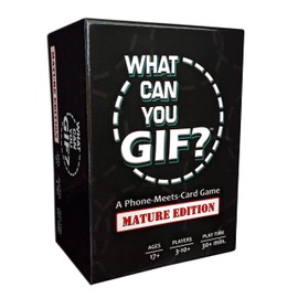 TwoPointOh Games What Can You GIF? Core Game - The Hilarious Adult Party Game for GIF Lovers (Big Black Box) for Parties and Holidays