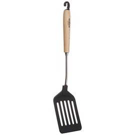 Suncraft BM-210 Turner Spatula, Nylon, Made in Japan, Natural Wood Pattern, Mokuhouse