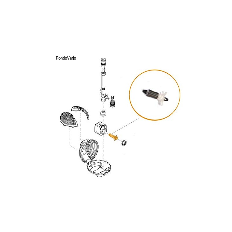 Pontec Impeller For PondoVario 750 - Part 22647