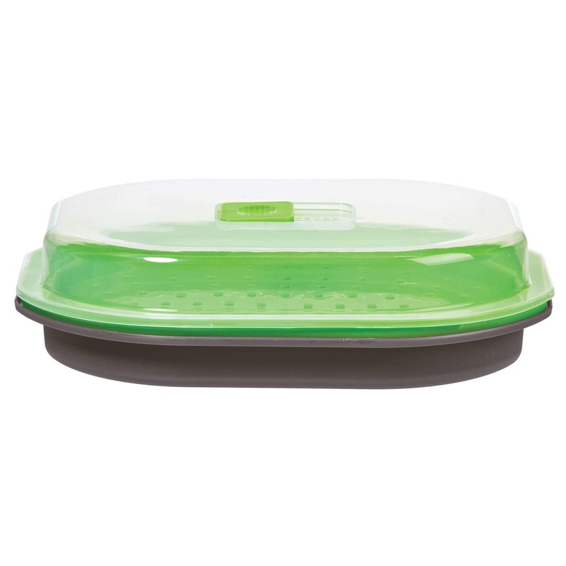 Prep Solutions by Progressive Microwavable Fish and Veggie Steamer, Steam