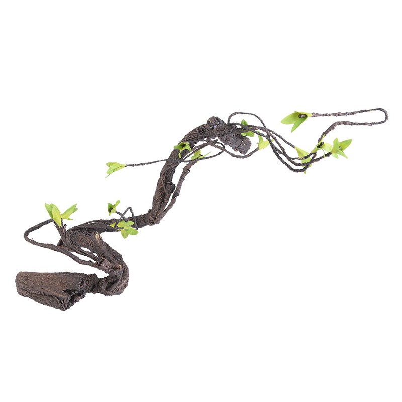 Artificial Reptiles Vine Climber Jungle Forest Bend Branch Terrarium Cage