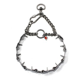 Herm Sprenger Neck Tech Stainless Steel Prong Dog Training Collar with Snap Hook Pet Pinch Collar No-Pull Collar for Dogs Made in Germany 24 inches