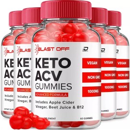 Blast Off (5 Pack) Blast Off Keto ACV Gummies Supplement - Blast Keto ACV Gummy