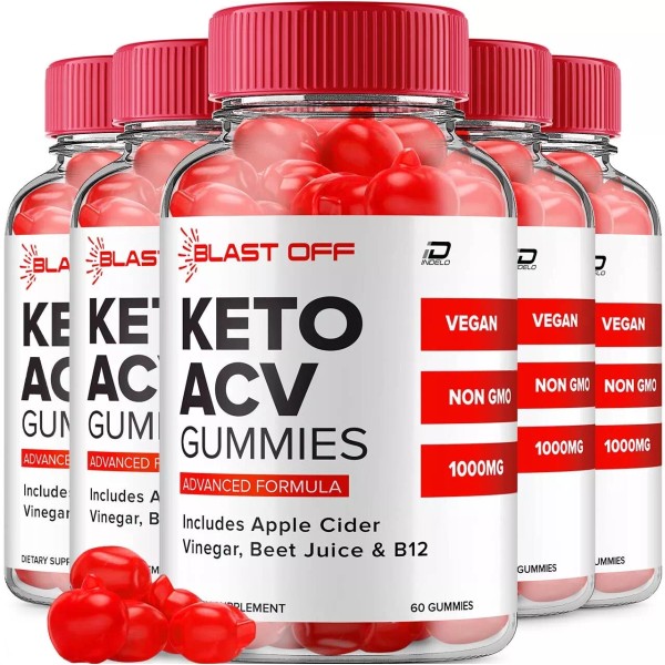 Blast Off (5 Pack) Blast Off Keto ACV Gummies Supplement