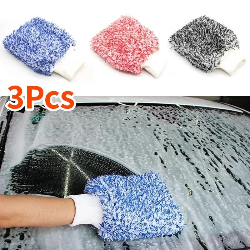 car washer mitt microfiber