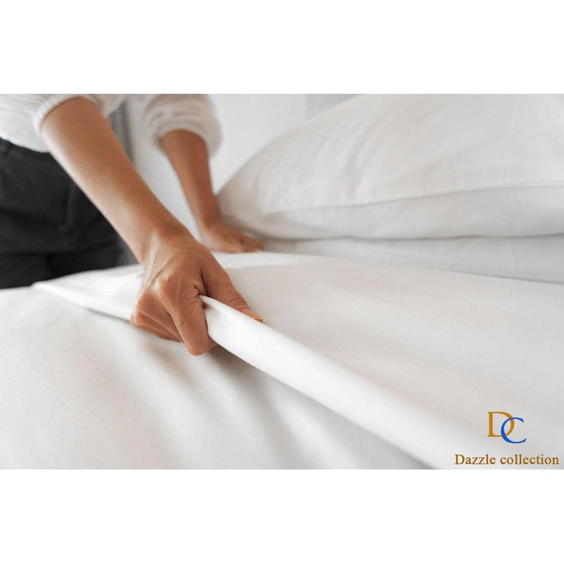 Dazzle Collection ®️100% Egyptian Cotton Sheet 200 Thread Count Bed