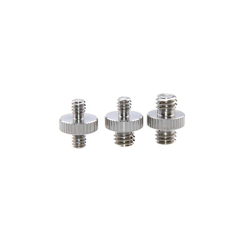CAMVATE Male to Male Screw Adapter Set for Camera Tripod,