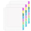 HABGP 24Pcs/3 Set Clear Sheet Protectors for 3 Ring Binder